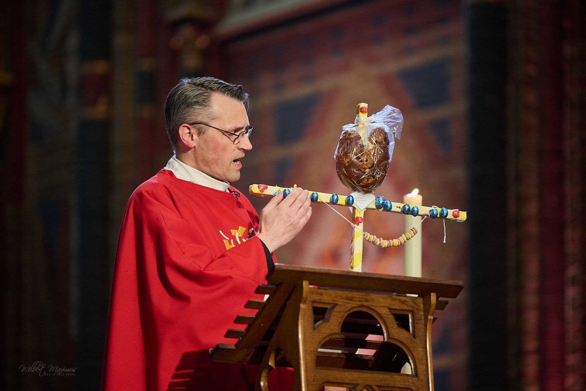 Palm Sunday Stick and Procession to the church image