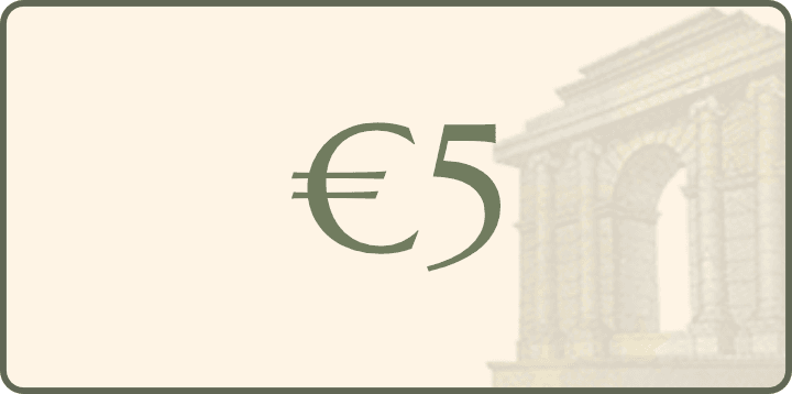 5,- Euro